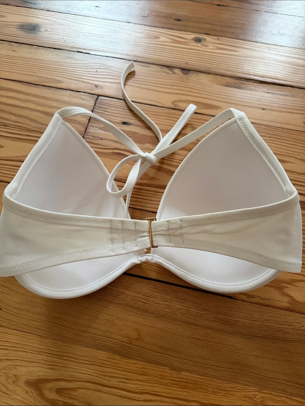 Shade & Shore White Padded Halter Bikini Top - Picture 2 of 3